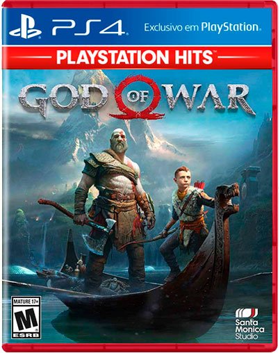 Jogo God of War Playstation Hits - Ps4 Mídia Física