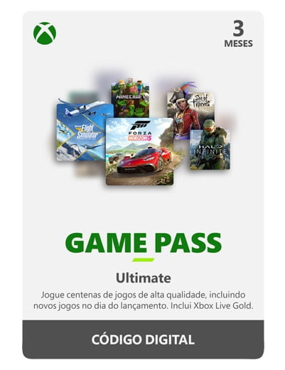 Game Pass Ultimate 3 Meses Código 25 Dígitos - MauroSPBR Games
