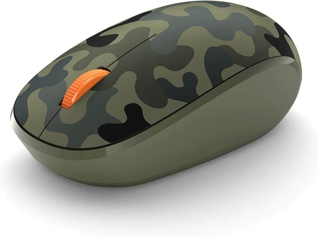Mouse Microsoft sem Fio Bluetooth Verde Camuflado