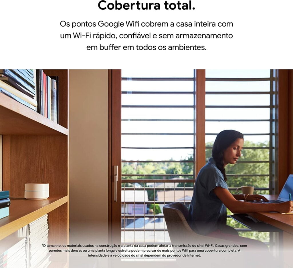 Google Wi-Fi Roteador Mesh AC1200