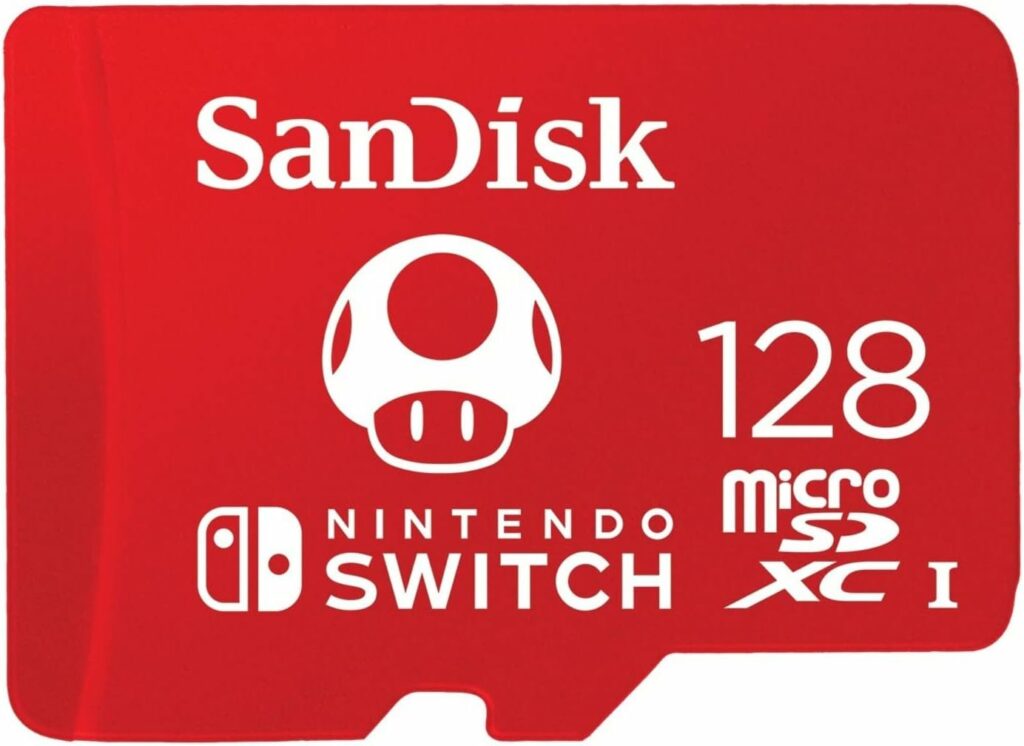Cartão De Memória Sandisk 128gb Nintendo Switch