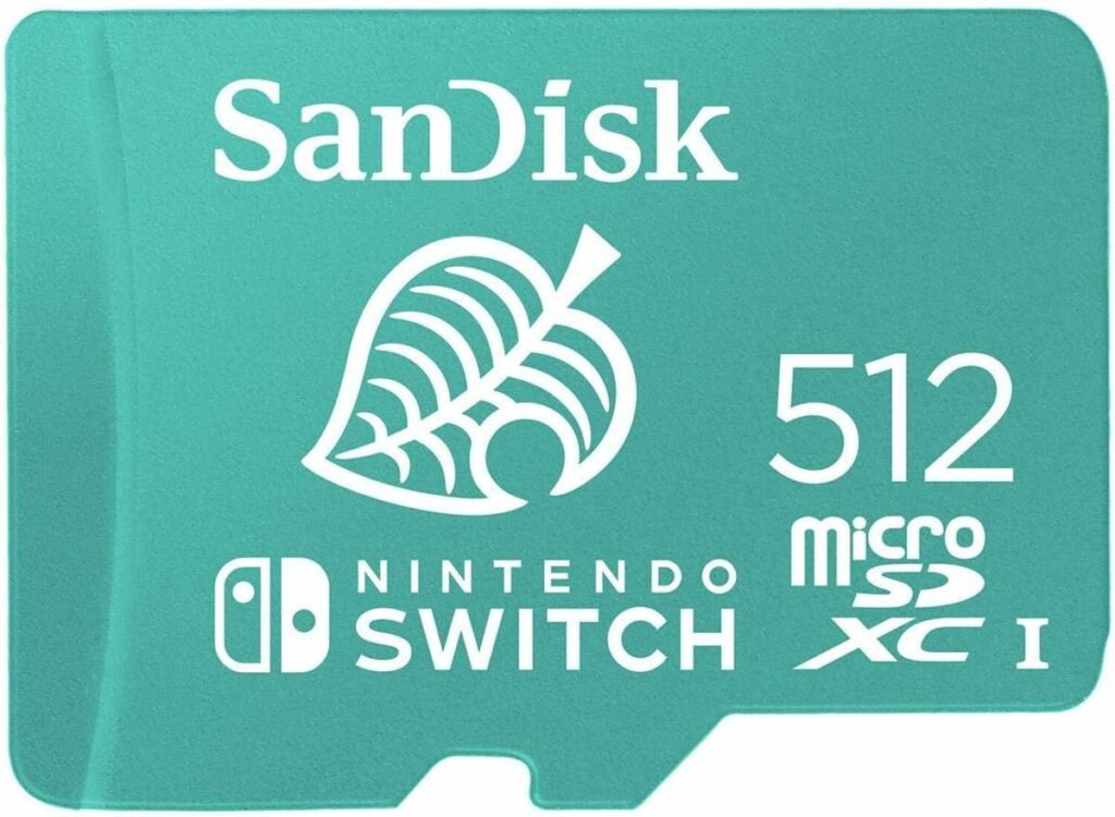 Cartão De Memória Sandisk 512gb Nintendo Switch