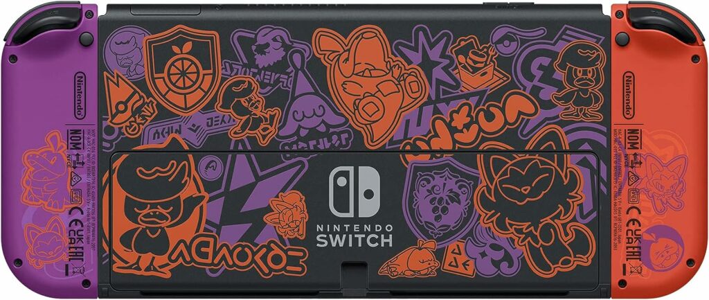 Console Nintendo Switch OLED Pokémon Scarlet & Violet Edição Especial