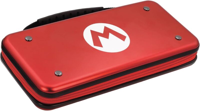 Estojo Hori Alumicase Super Mario Edition Cor Vermelha para Nintendo Switch