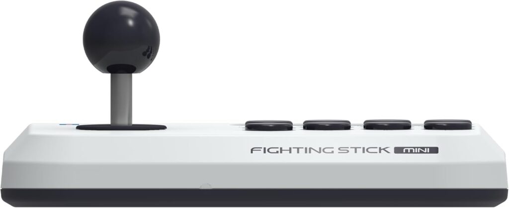 Controle para Jogo de Luta Mini Hori para Ps5 Ps4 e Pc Branco