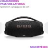 Boombox Aiwa Ligths Plus Azul 200w Bluetooth Portátil