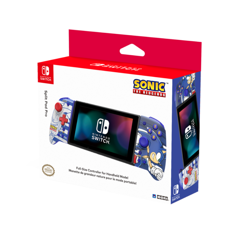 HORI Controle Split Pad Pro Sonic para Nintendo Switch e Oled