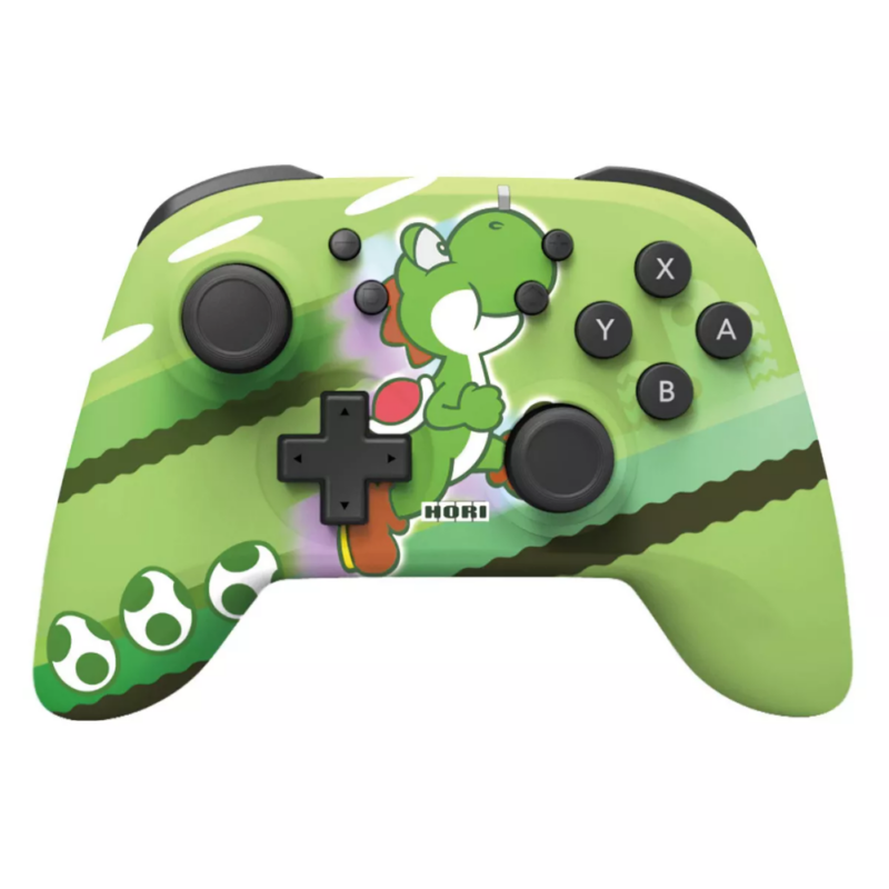 HORI Controle Sem Fio Horipad Edição Yoshi para Nintendo Switch 1 e 2