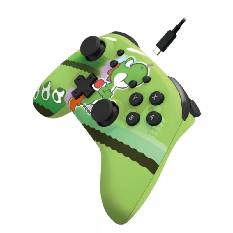 HORI Controle Sem Fio Horipad Edição Yoshi para Nintendo Switch 1 e 2