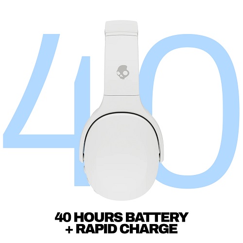 Skullcandy Fone de Ouvido Sem Fio Crusher EVO Branco
