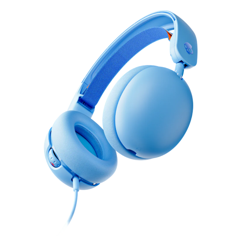 Fones De Ouvido Para Crianças Skullcandy Grom Com Fio Azul