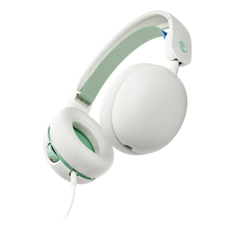 Fones De Ouvido Para Crianças Skullcandy Grom Com Fio Branco