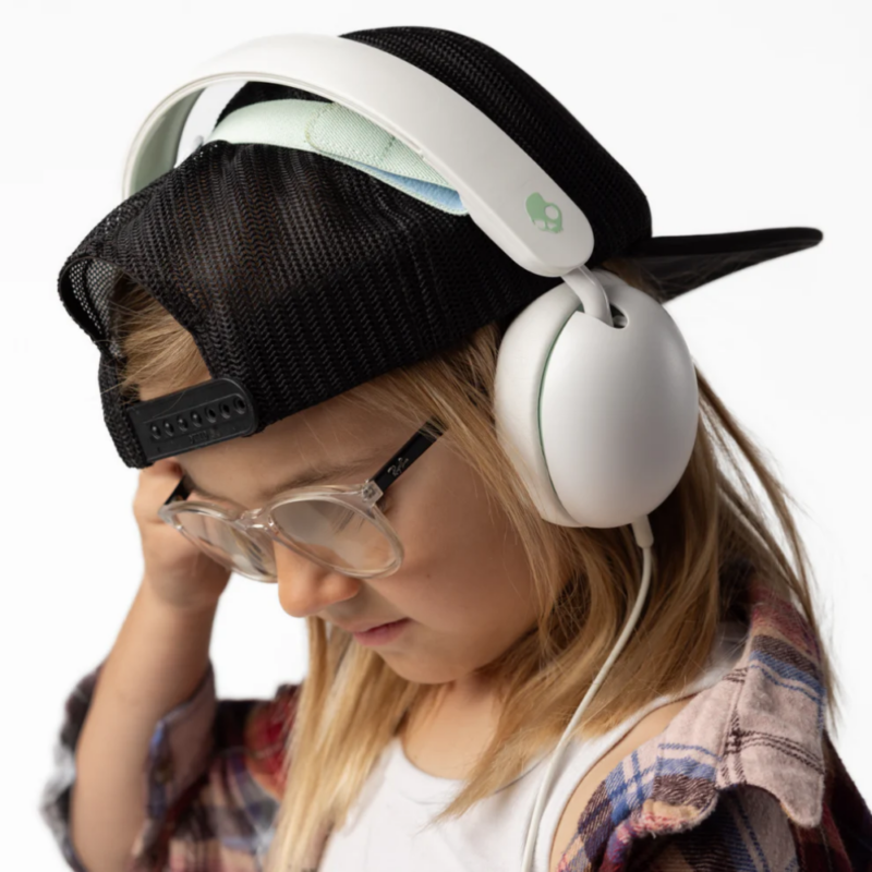 Fones De Ouvido Para Crianças Skullcandy Grom Com Fio Branco