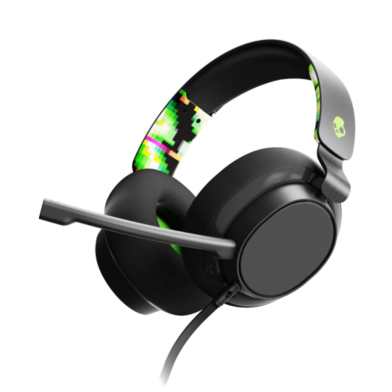 Skullcandy Fone de Ouvido SLYR Multiplataforma Preto Verde