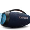 Boombox Aiwa Ligths Plus Azul 200w Bluetooth Portátil