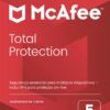Mcafee Total Protection para 5 Dispositivos Assinatura 1 Ano