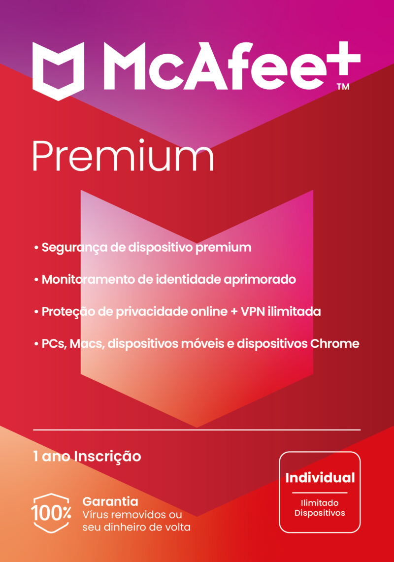 Mcafee+ Premium Individual Assinatura 1 Ano