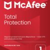Mcafee Total Protection para 1 Dispositivos Assinatura 1 Ano