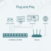 TP-Link Swicth de Mesa 8 Portas 10/100Mbps LS1008