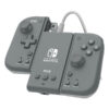 HORI Controle SPLIT PAD COMPACT Modo portatil e Modo Tv para Nintendo Switch (CINZA)