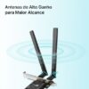 Tp-link Adaptador PCIe Archer TX20E Wi-fi 6 Bluetooth 5.2