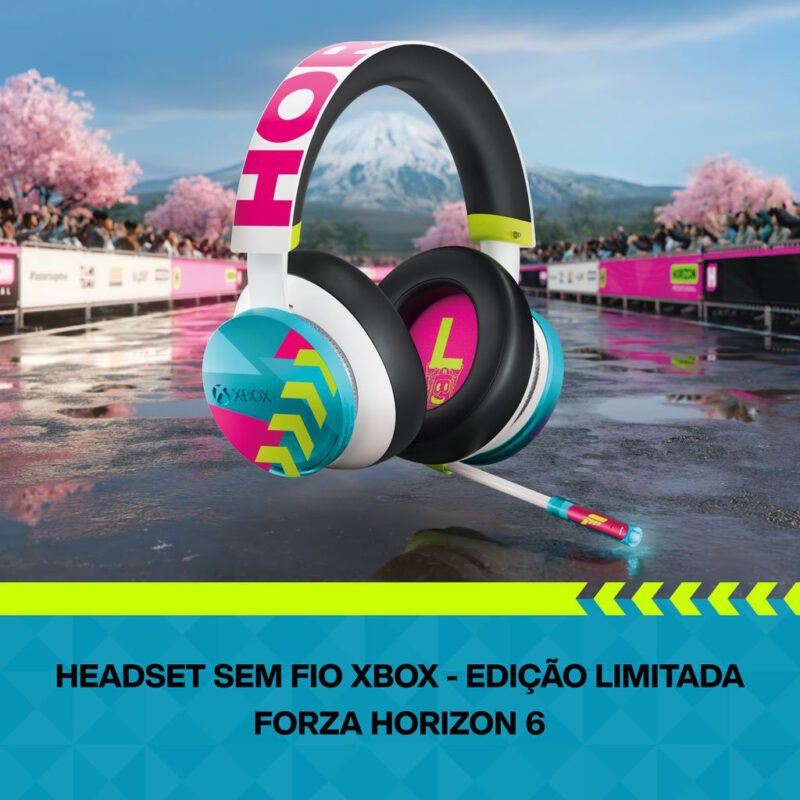 Combo Controle sem Fio Xbox com Headset sem fio Xbox – Edição Limitada  do Forza Horizon 6