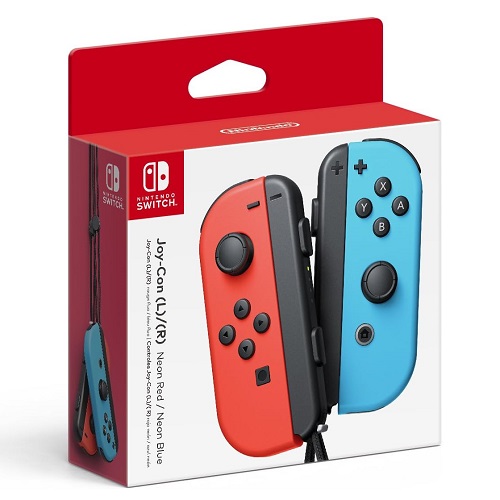 NINTENDO Controle Switch Joy-con Neon Vermelho e Azul