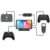 HORI Carregador e Suporte Usb Para Nintendo Switch, Oled e Lite