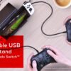 HORI Carregador e Suporte Usb Para Nintendo Switch, Oled e Lite
