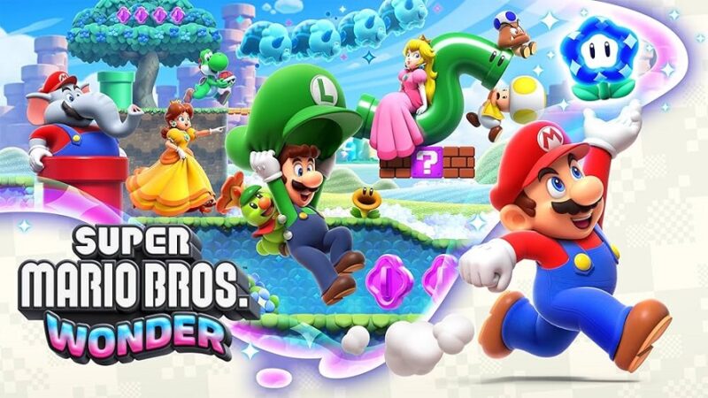 Console Nintendo Switch Oled Com Super Mario Bros. Wonder