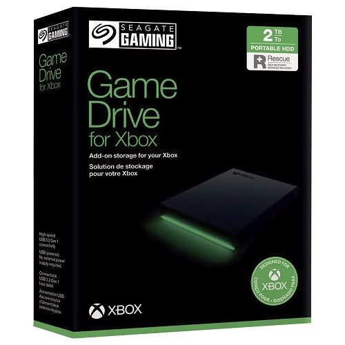 SEAGATE Hd Externo 2TB Game Drive Para Xbox One e Xbox Series
