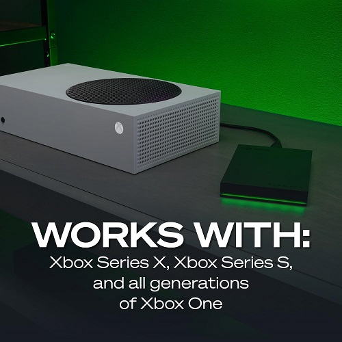 SEAGATE Hd Externo 2TB Game Drive Para Xbox One e Xbox Series