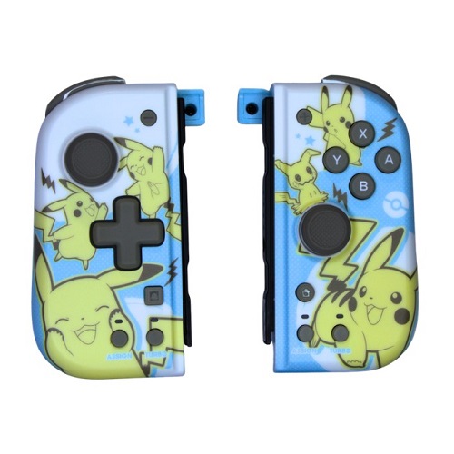 Controle Ergonomico HORI Split Pad Compact Pokemon Pikachu e Mimikyu