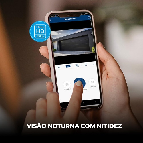 ELSYS Câmera De Segurança ESC-WB3F Com Inteligência De Vídeo