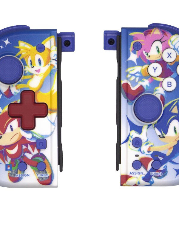 Controle HORI Split Pad Compact Edição Sonic para Nintendo switch e Oled