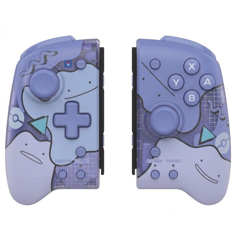 HORI Controle Split Pad Pro Edição Pokemon Ditto para Nintendo Switch e Oled