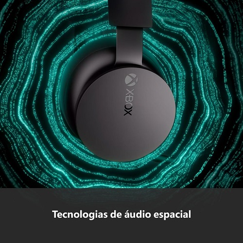 Fone de ouvido Sem Fio Xbox Preto