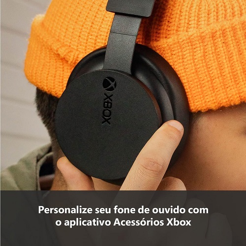 Fone de ouvido Sem Fio Xbox Preto