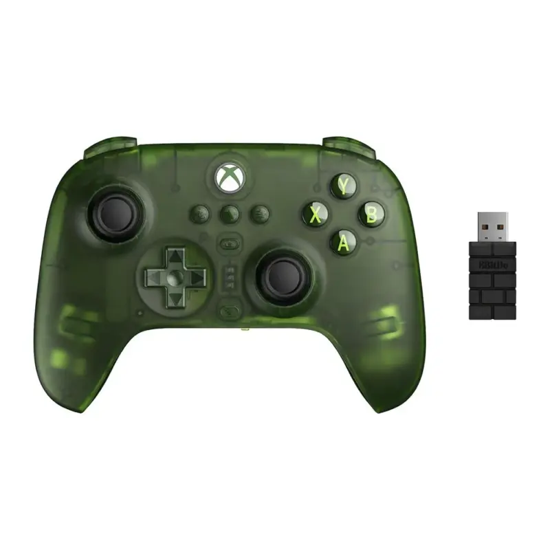 Controle 8bitdo Ultimate 3-modos Jade Para Xbox One Xbox Series Pc Android E iOS