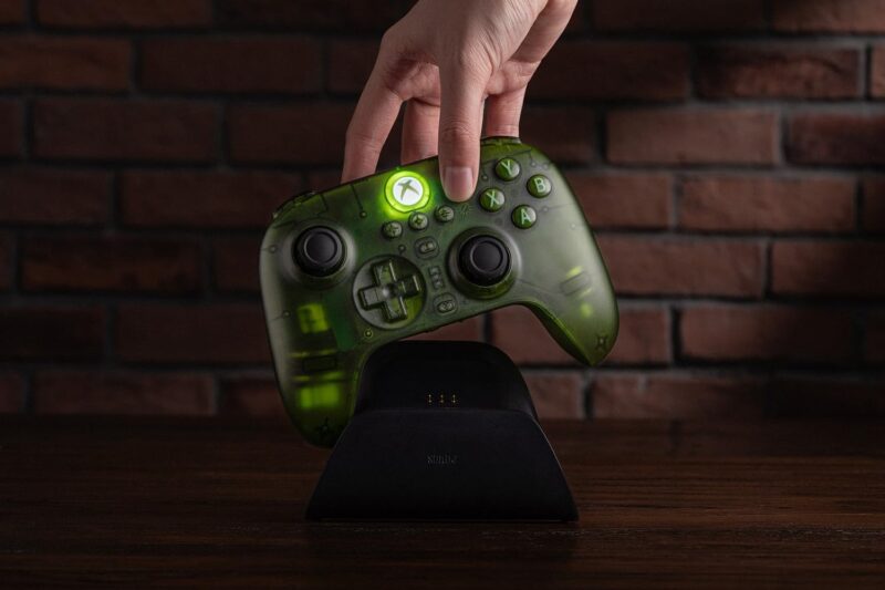 Controle 8bitdo Ultimate 3-modos Jade Para Xbox One Xbox Series Pc Android E iOS