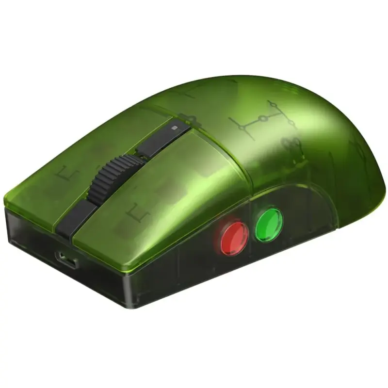 Mouse 8BitDo Retro R8 Edição Xbox com Base de Carregamento