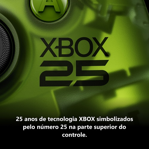 Controle sem Fio XBOX X25 Edição Especial Aniversario 25 anos